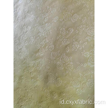 Kain polyester rose emboss